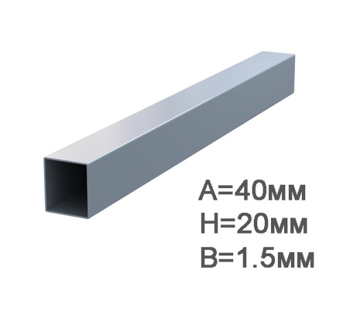 Профильная труба 40х20х1,5мм
